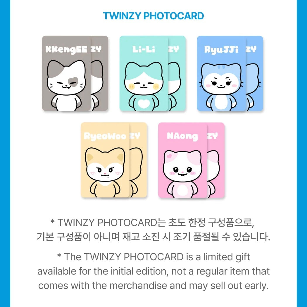 ITZY - TWINZY PLUSH ORIGINAL VER. - MIDZY’S CELLS (5 VERSIONS) - LightUpK