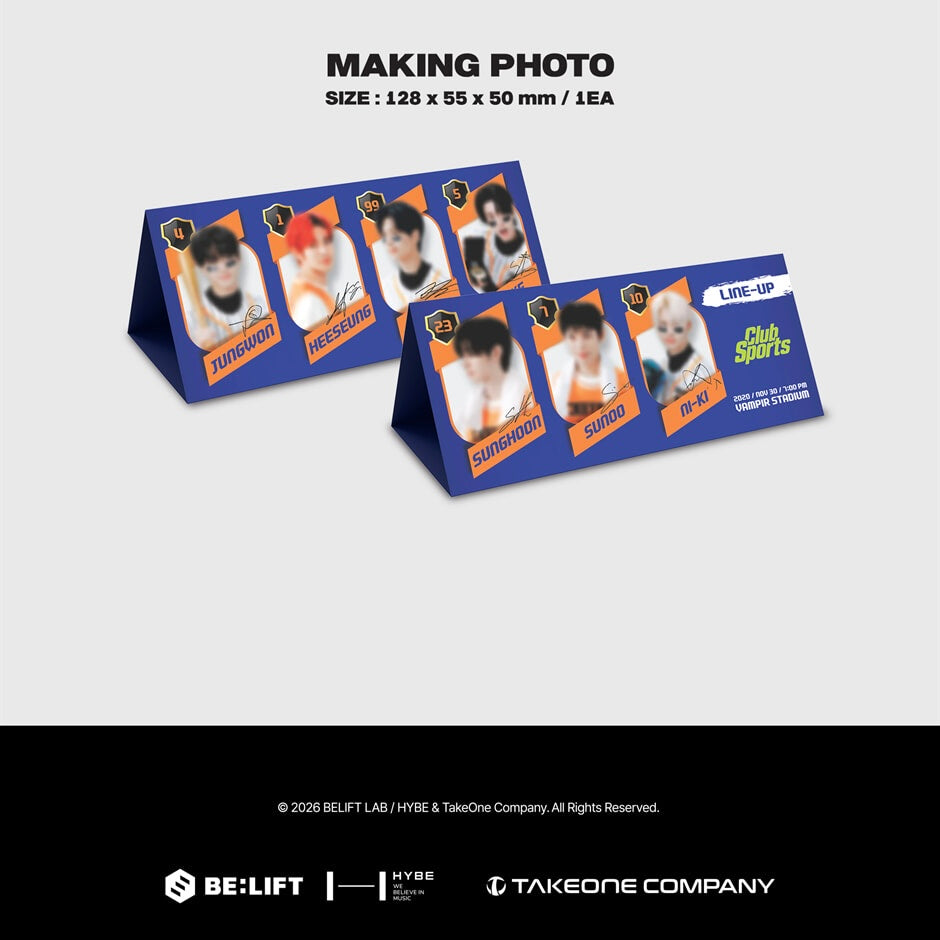 (PRE-ORDER) ENHYPEN - WORLD COUPON CARD COLLECTION (CLUB SPORTS BASIC VER.) - LightUpK