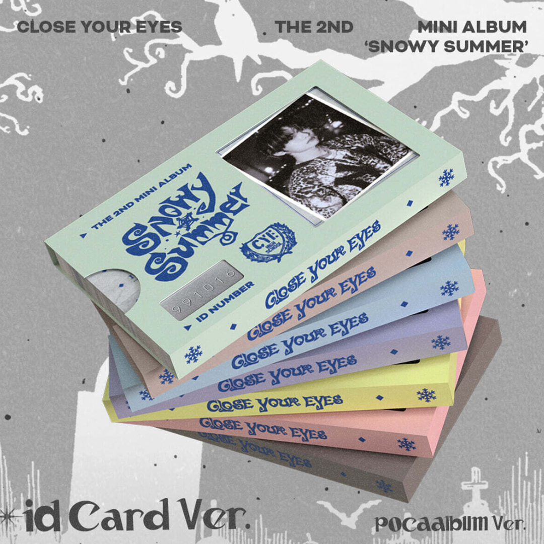 CLOSE YOUR EYES y Summer アルバム 新品未開封 CLOSE YOUR EYES - 2ND MINI ALBUM [SNOWY SUMMER] ID CARD VER. (POCAALBU