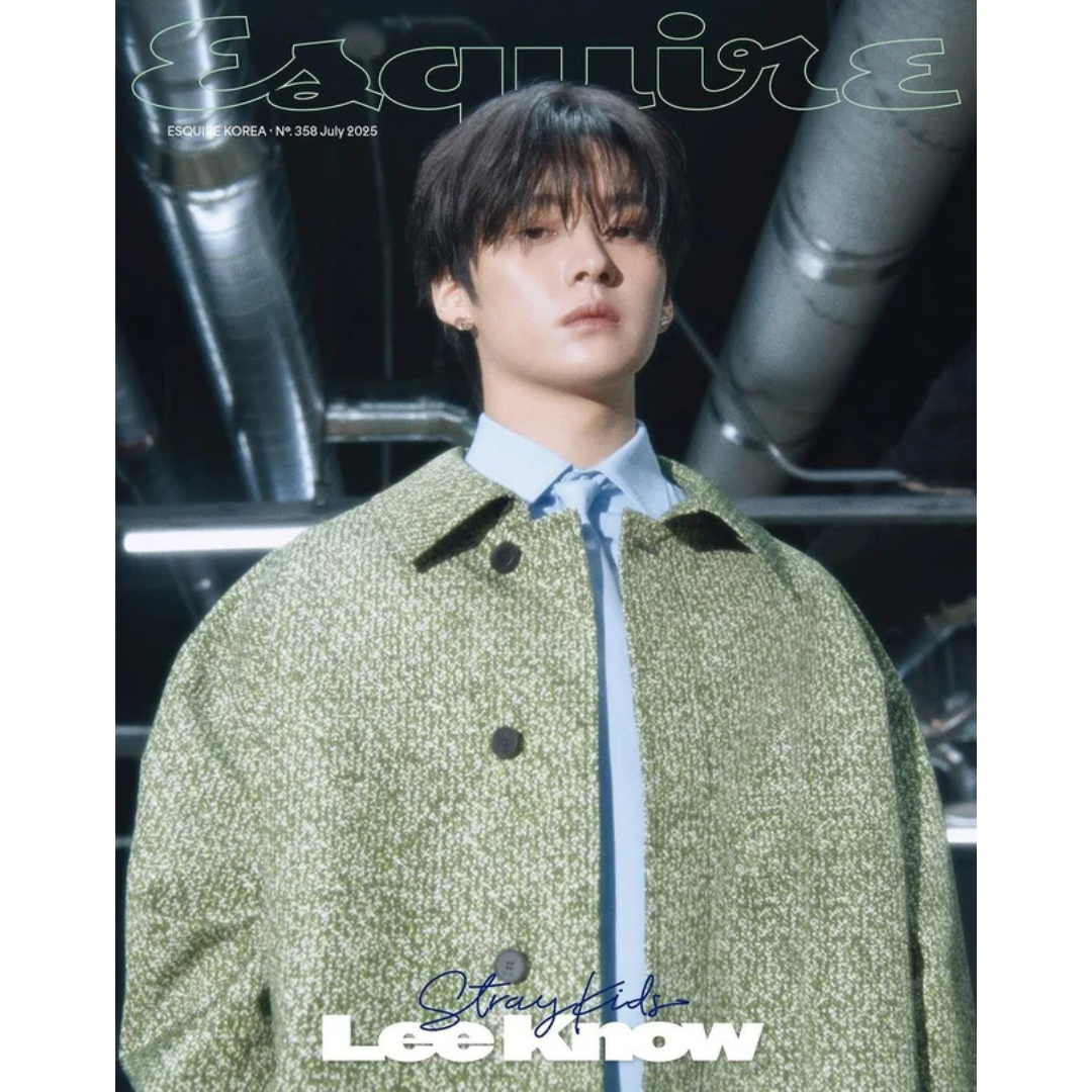 ESQUIRE 2025. 08 (COVER : STRAY KIDS LEE KNOW) (3 VERSIONS) - LightUpK