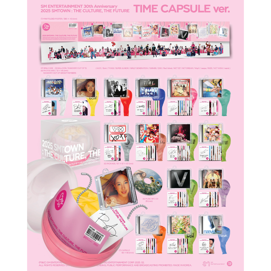 SMTOWN - 2025 SMTOWN : THE CULTURE, THE FUTURE (TIME CAPSULE VER.) - LightUpK