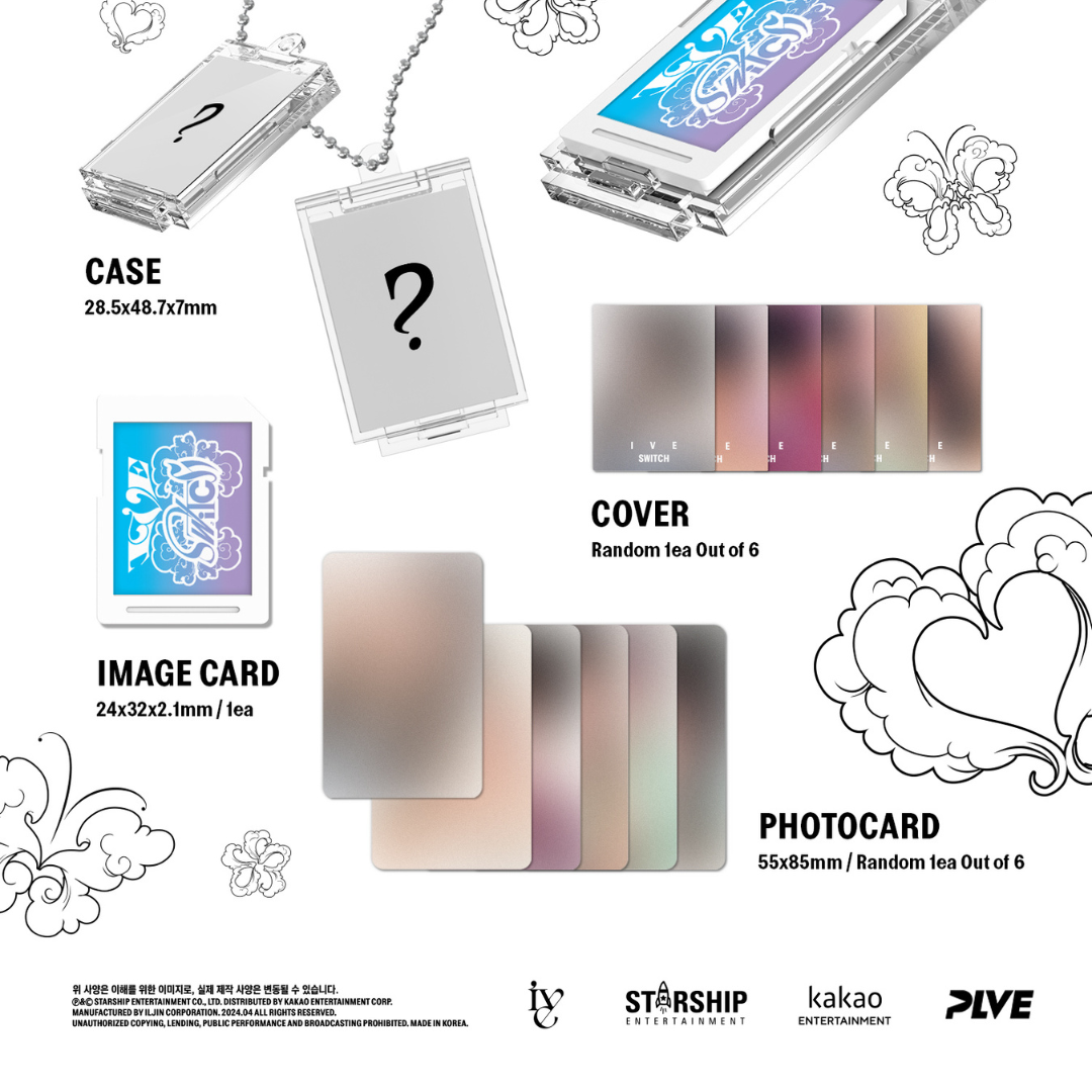 IVE - 2ND EP [IVE SWITCH] PLVE VER. (6 VERSIONS)