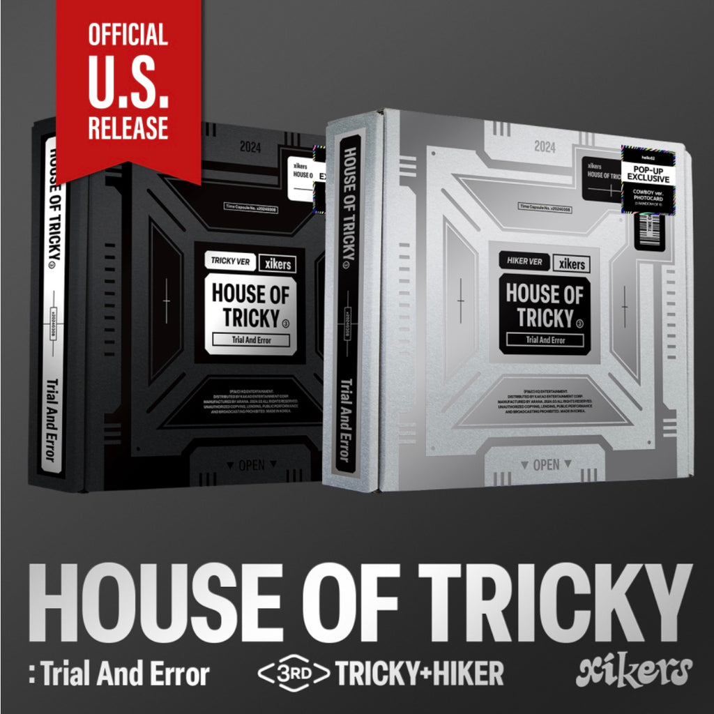 [HELLO82 POP UP EXCLUSIVE] XIKERS - HOUSE OF TRICKY : TRIAL AND ERROR (2 VERSIONS)