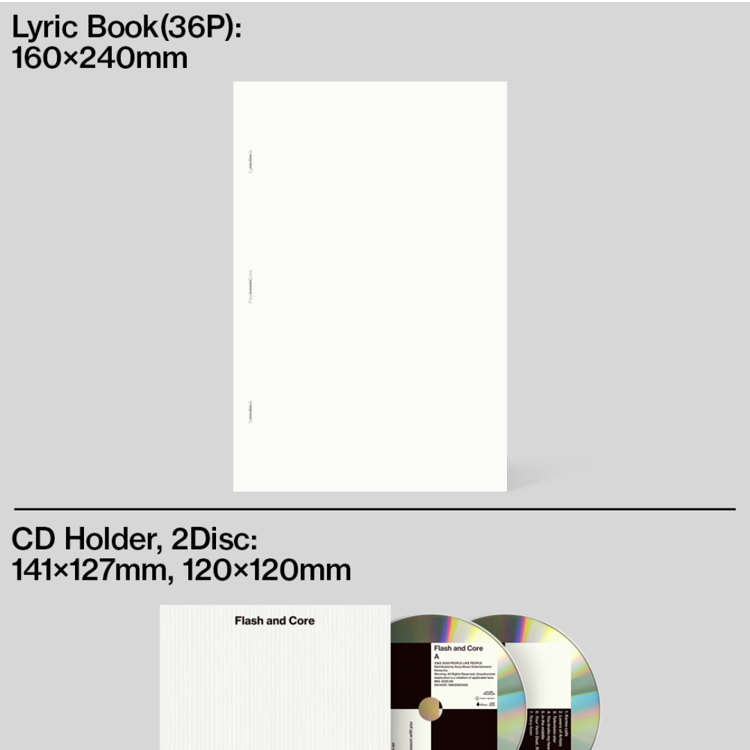 (PRE-ORDER) BAEK YE RIN - FLASH AND CORE (2CD) - LightUpK