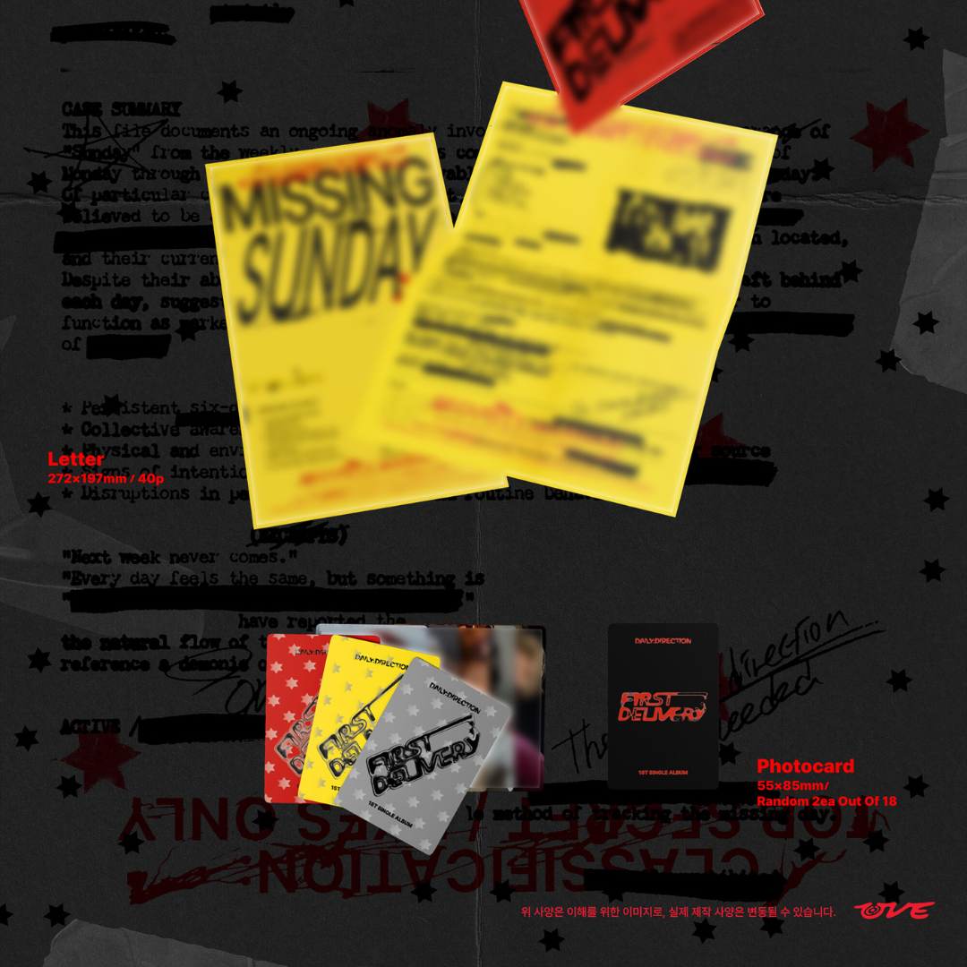 (PRE-ORDER) DAILY:DIRECTION - FIRSTDELIVERY (LETTER VER.)