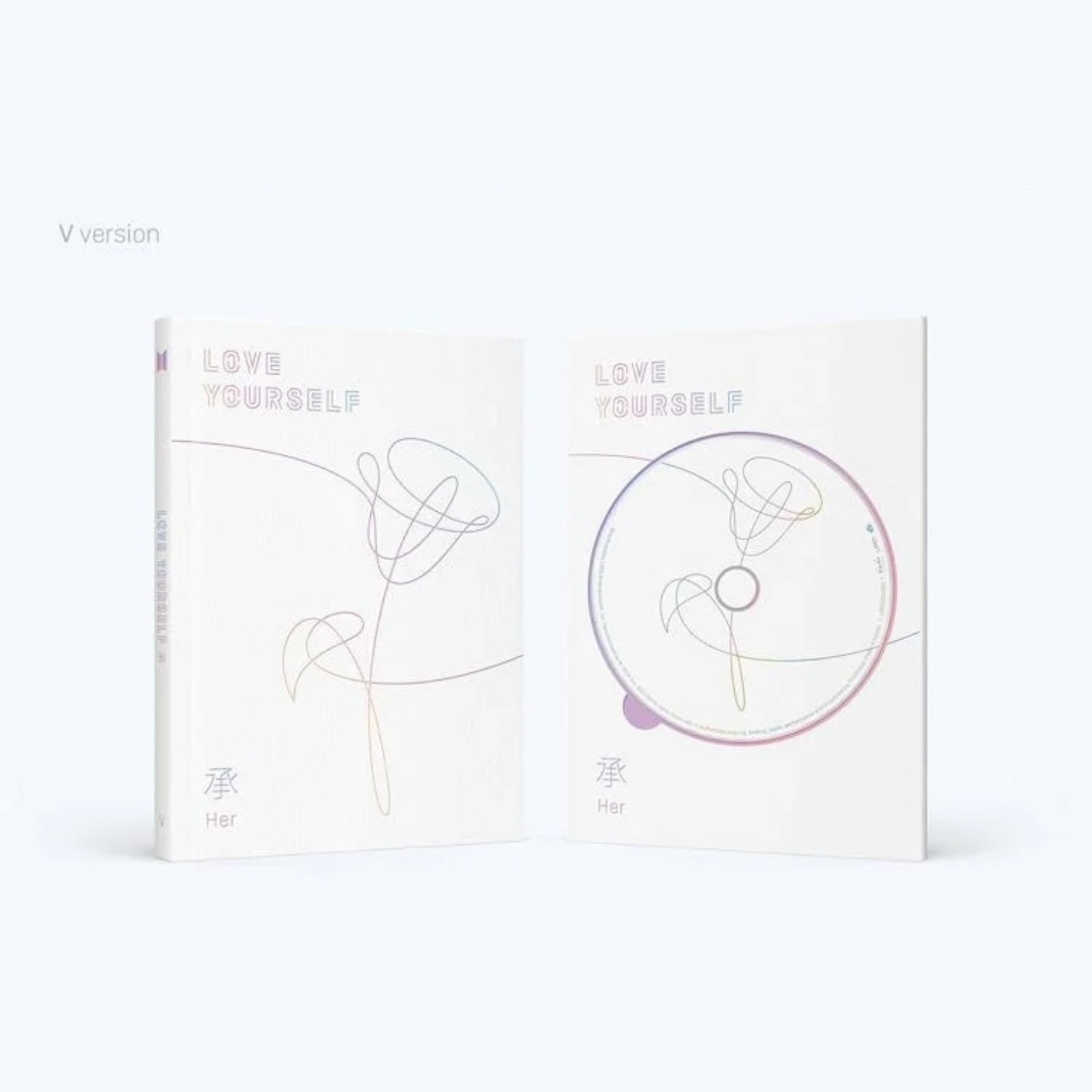 BTS - LOVE YOURSELF 承 'HER' (5TH MINI ALBUM) (4 VERSIONS) - LightUpK