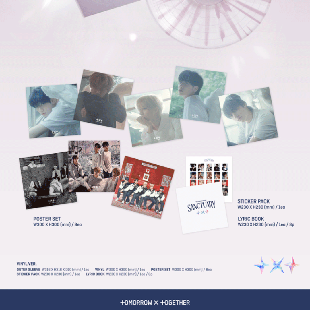TOMORROW X TOGETHER (TXT) - SANCTUARY (VINYL VER.) - LightUpK