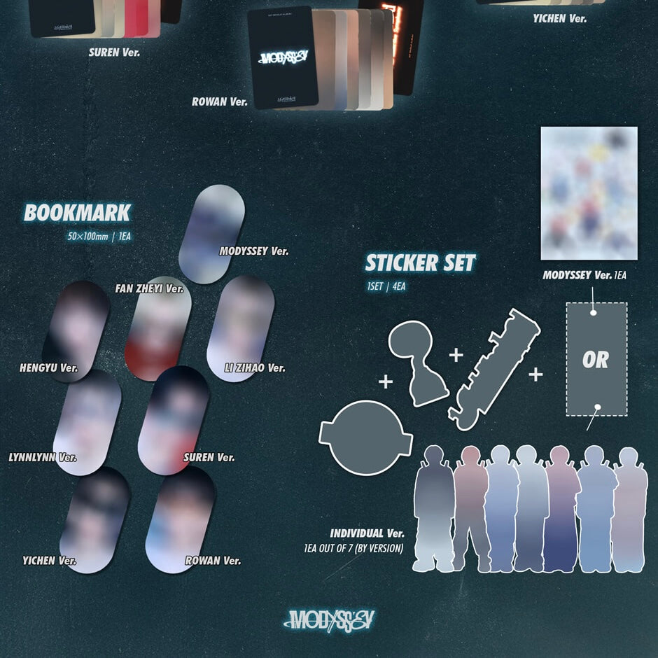 (PRE-ORDER) MODYSSEY - 1. GOT HOOKED AN ADDICTIVE SYMPHONY (8 VERSIONS) RANDOM - LightUpK