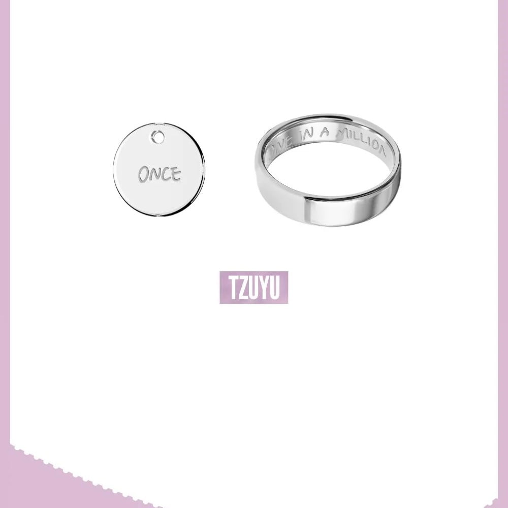 (PRE-ORDER) TWICE - TWICE <THIS IS FOR> WORLD TOUR IN INCHEON MD - RING NECKLACE SET (9 VERSIONS) - LightUpK