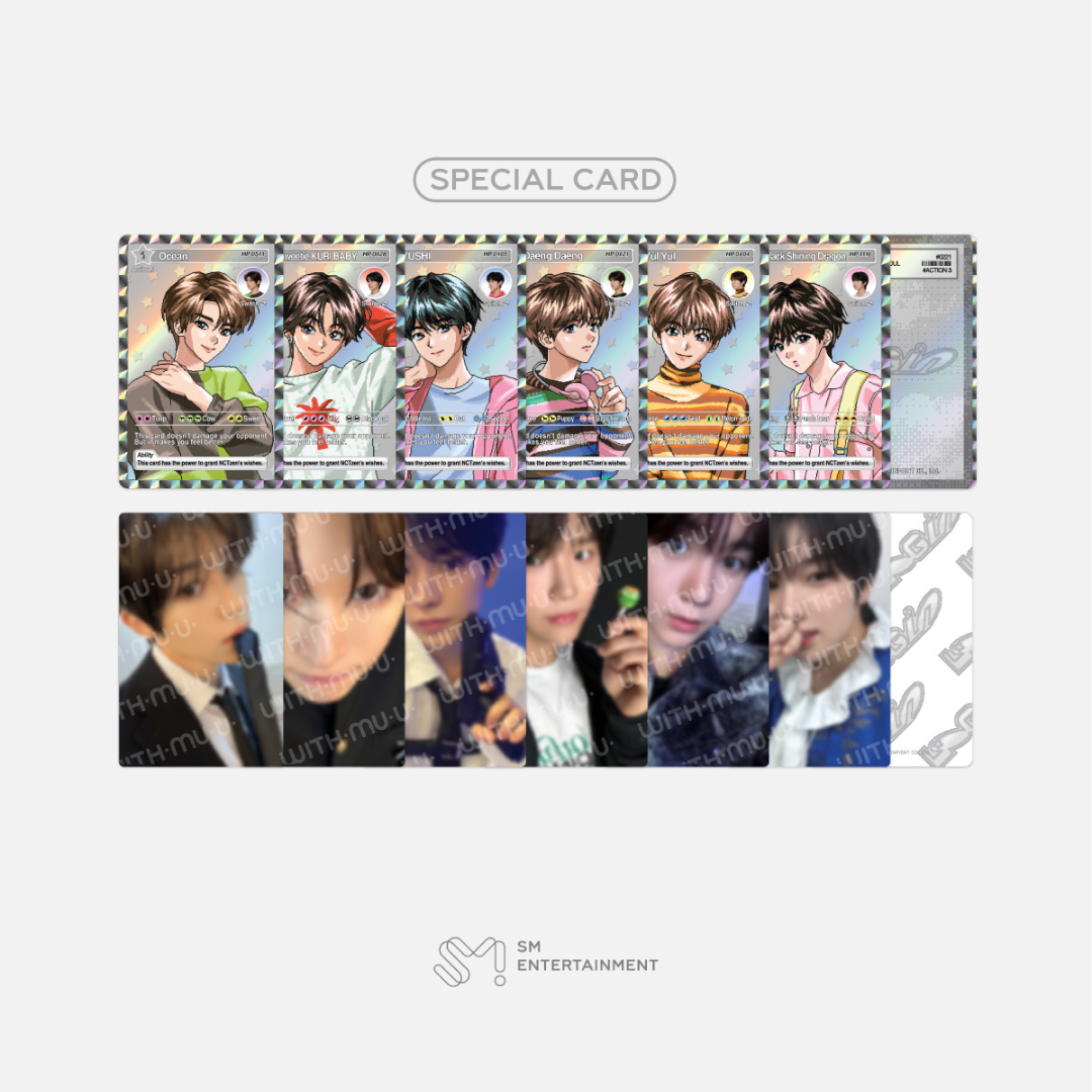 (PRE-ORDER) NCT WISH - 01 RANDOM TRADING CARD (LOG in ver.) / 2025 NCT WISH ASIA TOUR LOG in SEOUL OFFICIAL MD - LightUpK