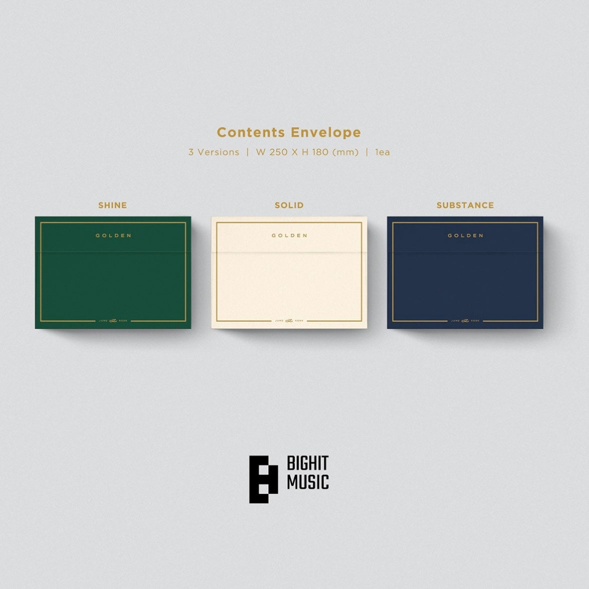 JUNG KOOK (BTS) - GOLDEN (3 VERSIONS) - LightUpK