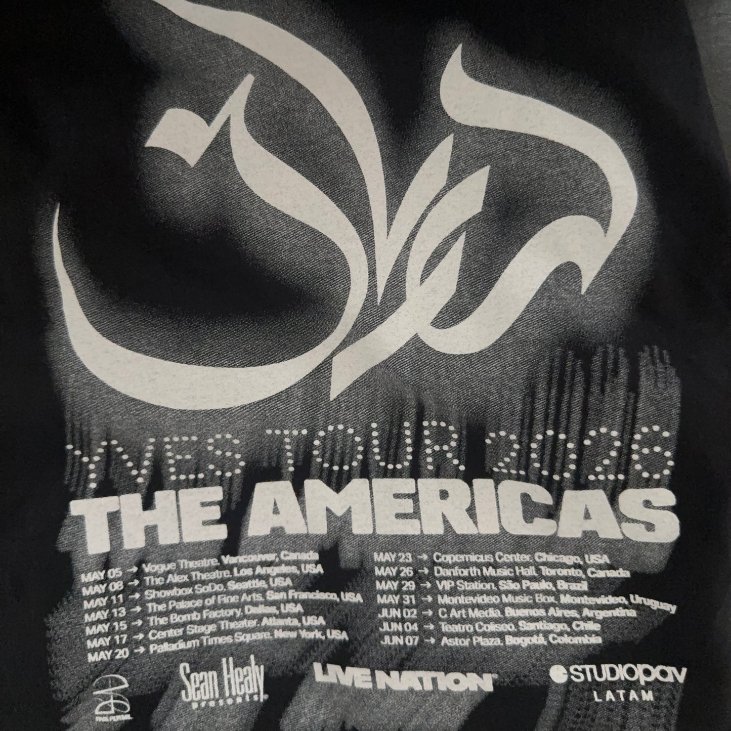 YVES - T SHIRT YVES TOUR 2026 THE AMERICAS