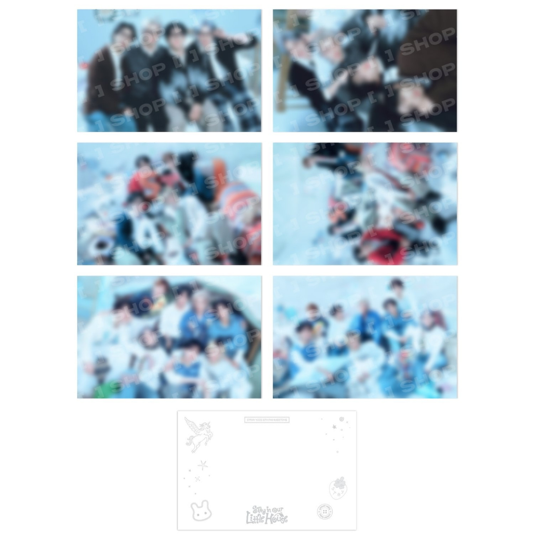 (PRE-ORDER) STRAY KIDS - POSTCARD BOOK - STAY IN OUR LITTLE HOUSE - LightUpK