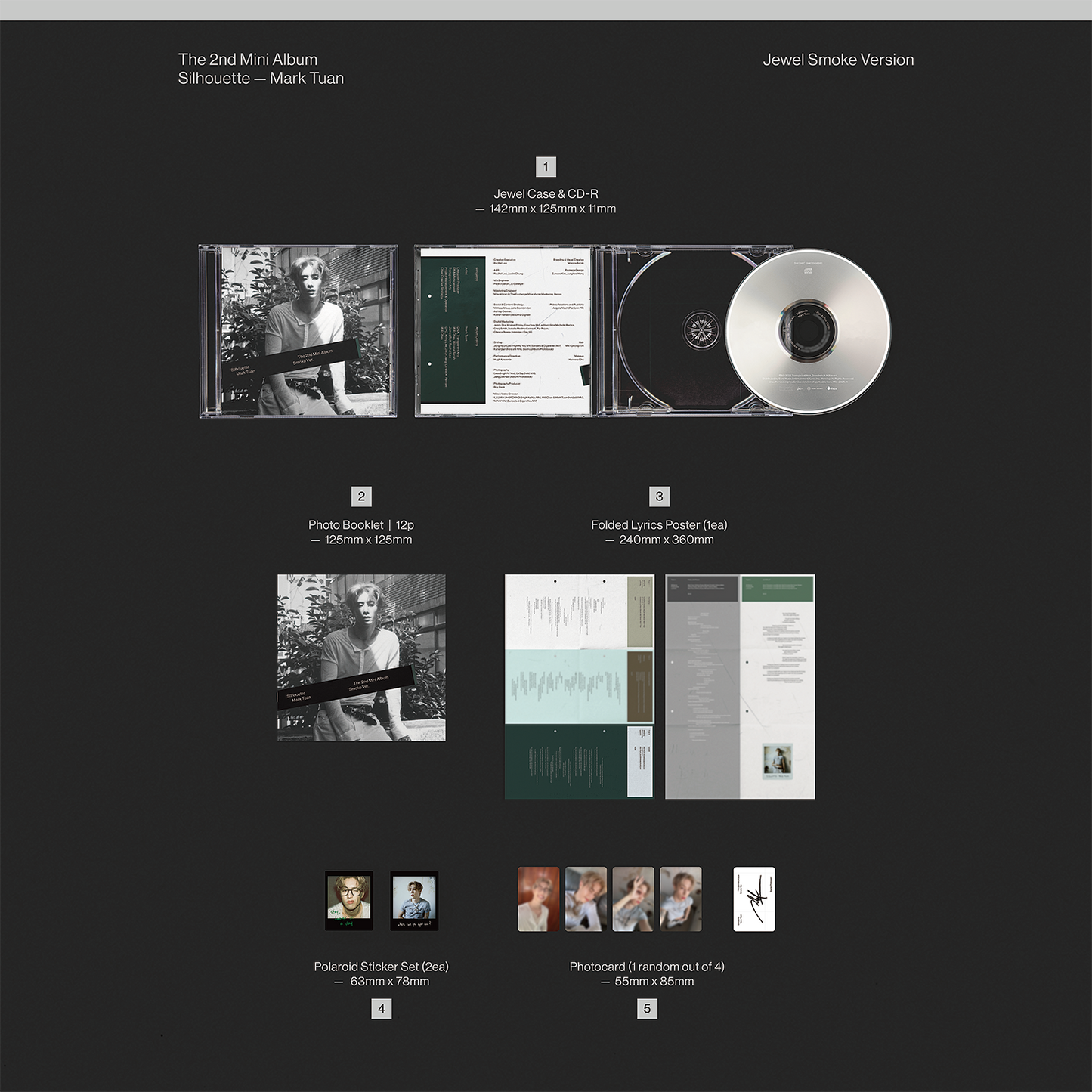 (PRE-ORDER) MARK TUAN - SILHOUETTE (JEWEL VERSION) (2 VERSIONS) - LightUpK