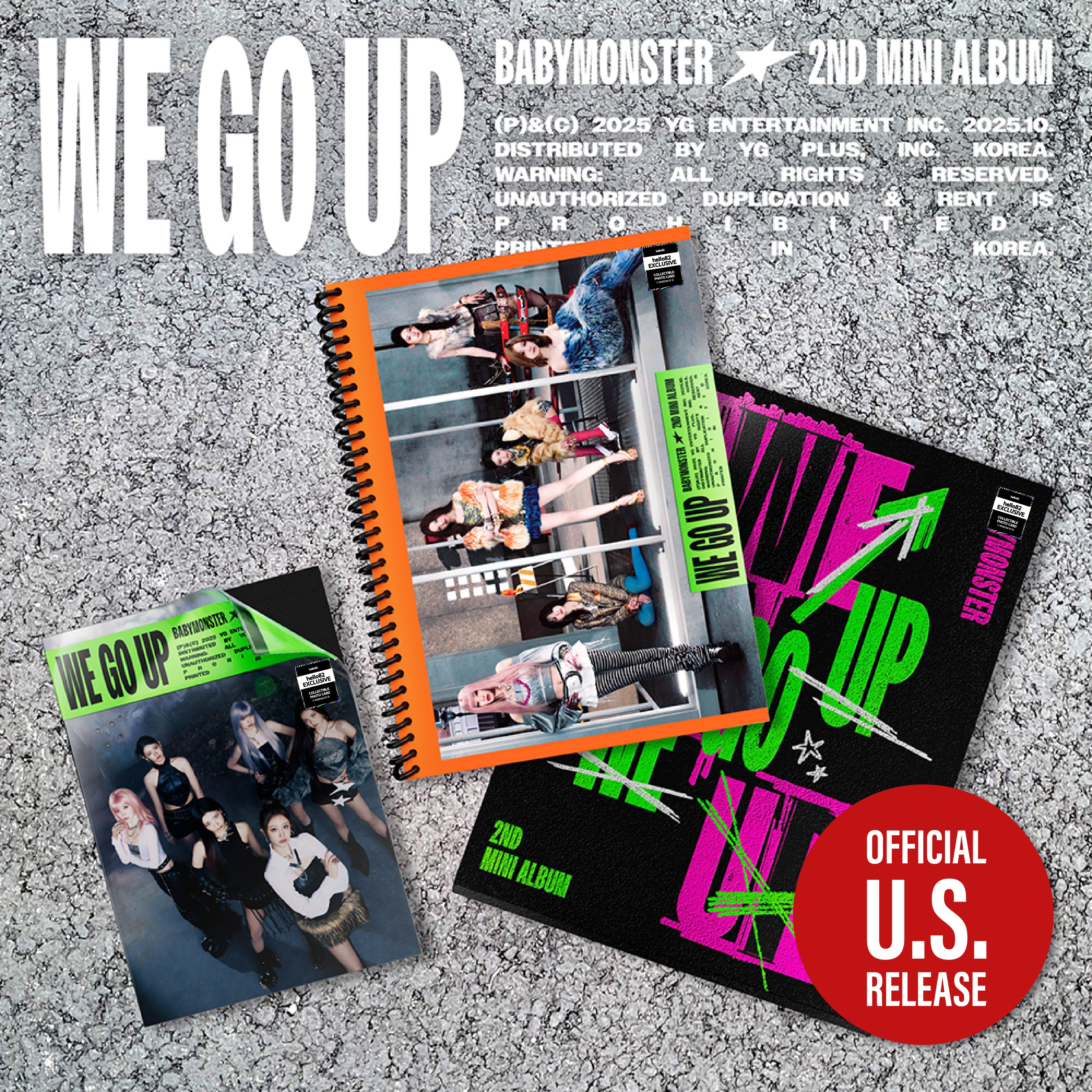 PRE-ORDER) [HELLO82] (HELLO82 EXCLUSIVE) BABYMONSTER - WE GO