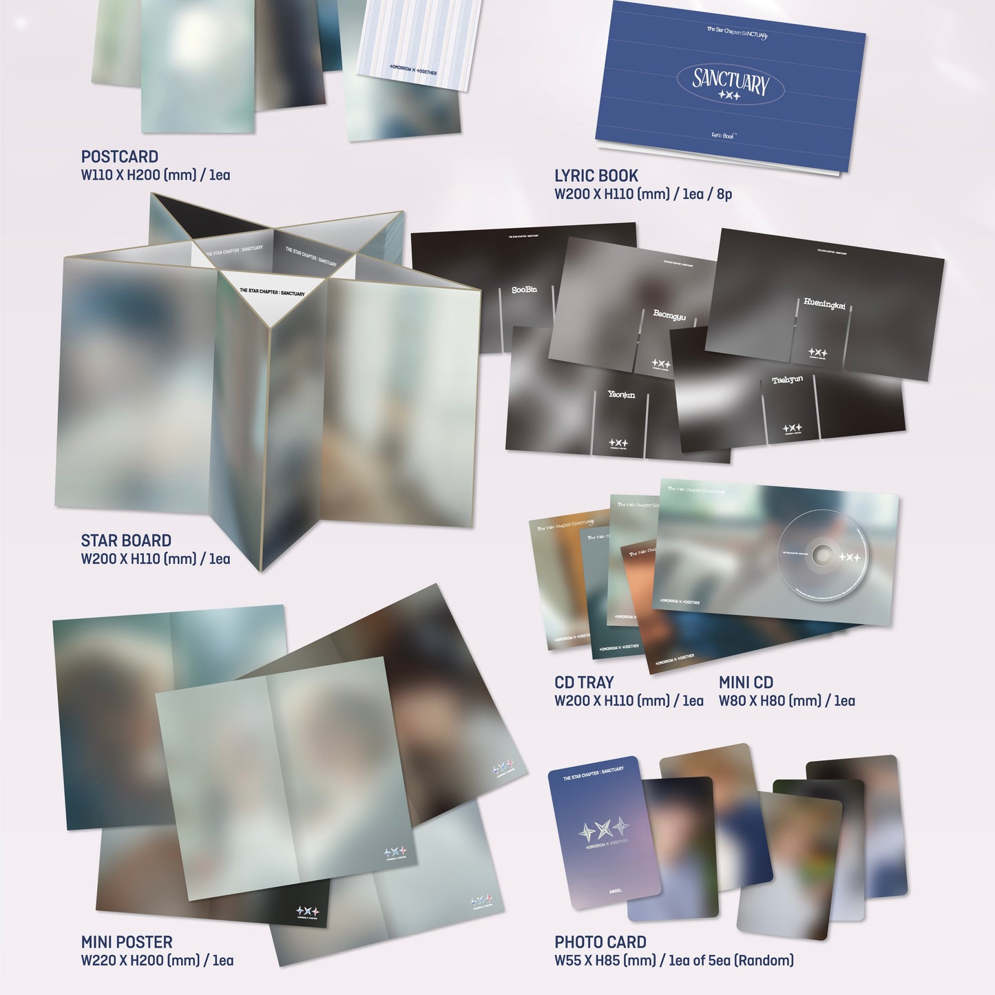 TOMORROW X TOGETHER (TXT) - THE STAR CHAPTER : SANCTUARY (ANGEL VER.) - LightUpK