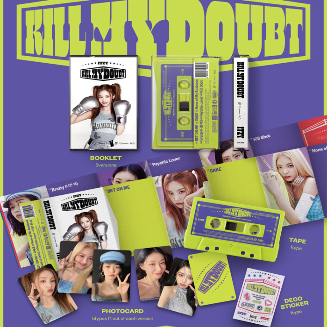 ITZY - KILL MY DOUBT (CASSETTE) (5 VERSIONS) - LightUpK