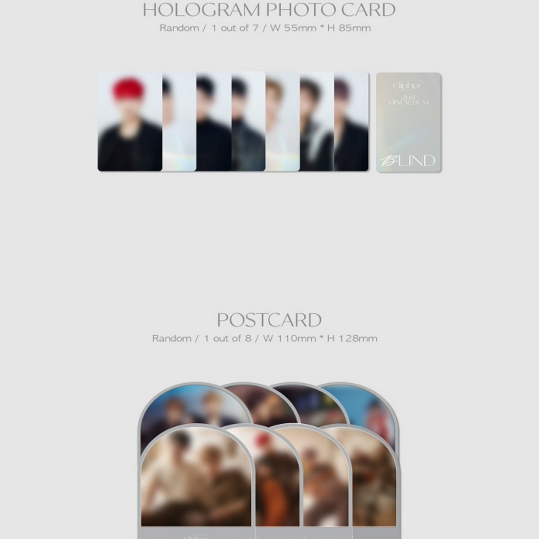 CIIPHER - BLIND (2ND MINI ALBUM) - LightUpK