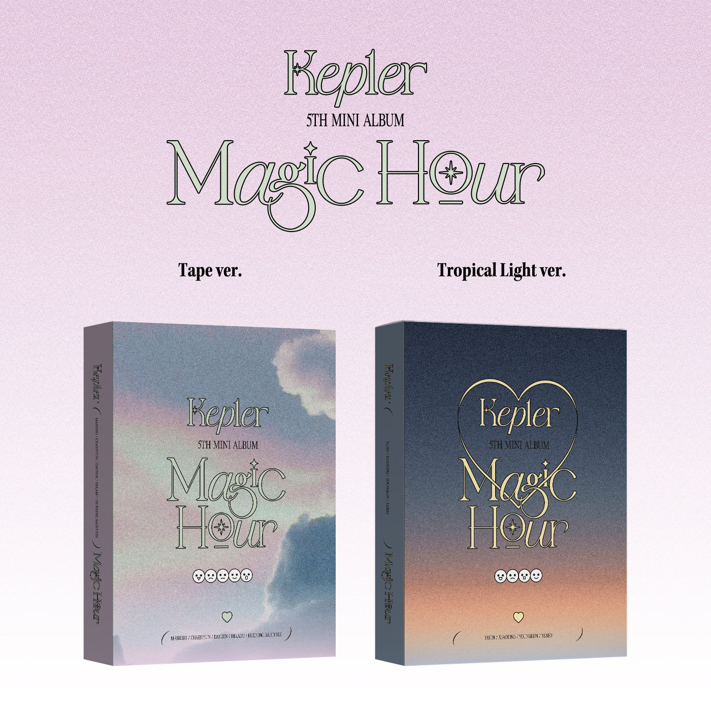 KEP1ER - MAGIC HOUR UNIT VER. (5TH MINI ALBUM) (2 VERSIONS)