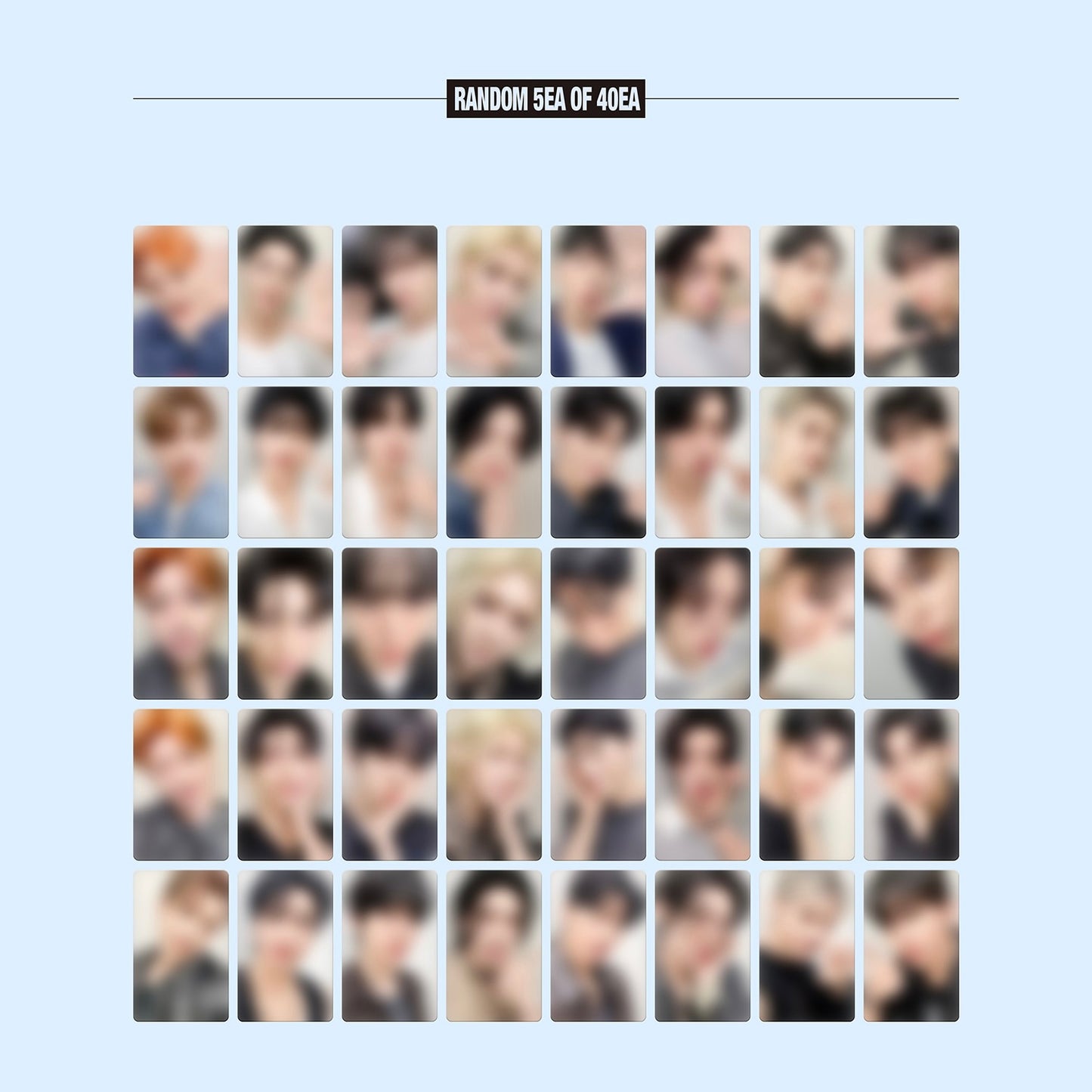 (PRE-ORDER) ATEEZ - 8ROOM POP-UP OFFICIAL MERCH - PHOTOCARD PACK (2 VERSIONS) - LightUpK
