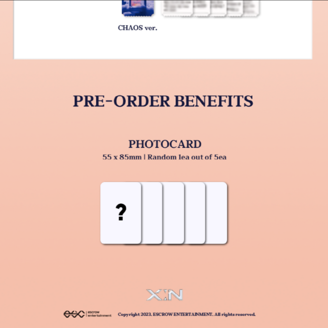 X:IN - SYNCHRONICITY (1ST MINI ALBUM) (2 VERSIONS) - LightUpK
