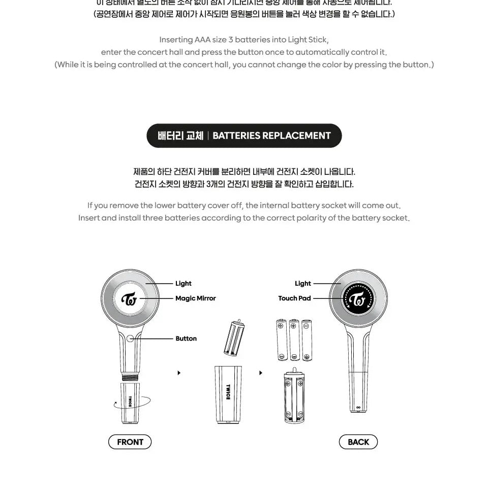 TWICE CANDYBONG INFINITY OFFICIAL LIGHTSTICK VER. 3 - LightUpK