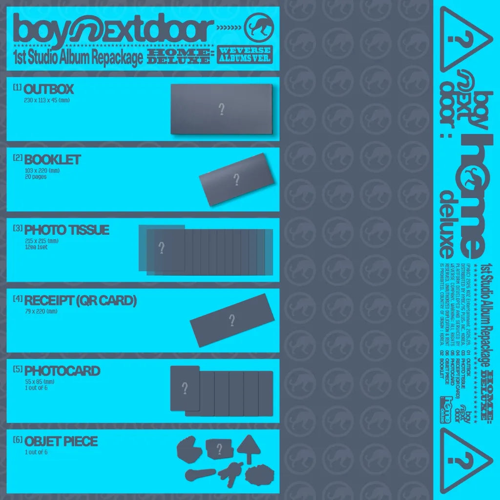 (PRE-ORDER) BOYNEXTDOOR - HOME: DELUXE (WEVERSE ALBUMS VER.)