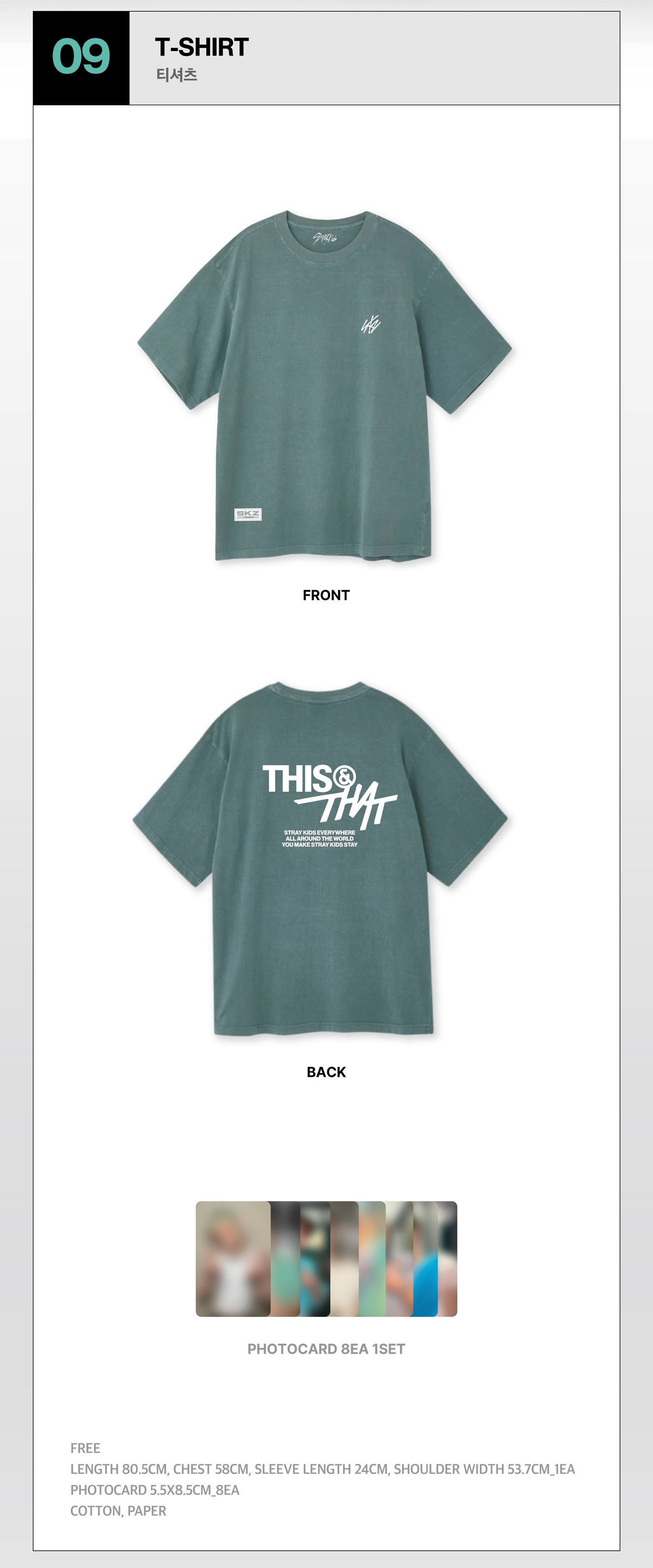 (PRE-ORDER) STRAY KIDS - T-SHIRT - THIS & THAT MD