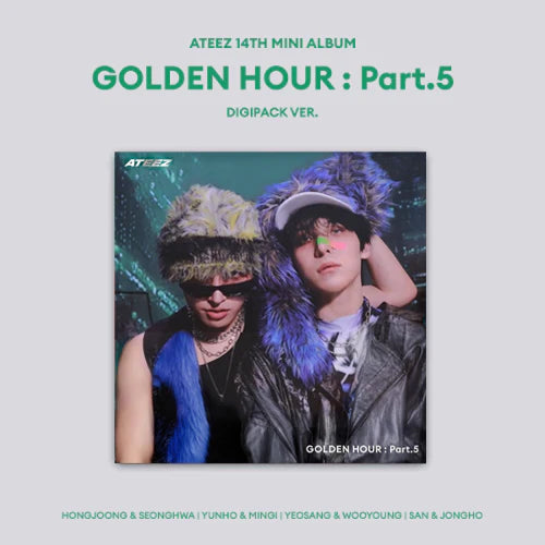 (PRÉCOMMANDE) ATEEZ - GOLDEN HOUR : PART.5 UNIT DIGIPACK (4 VERSIONS) ALÉATOIRE