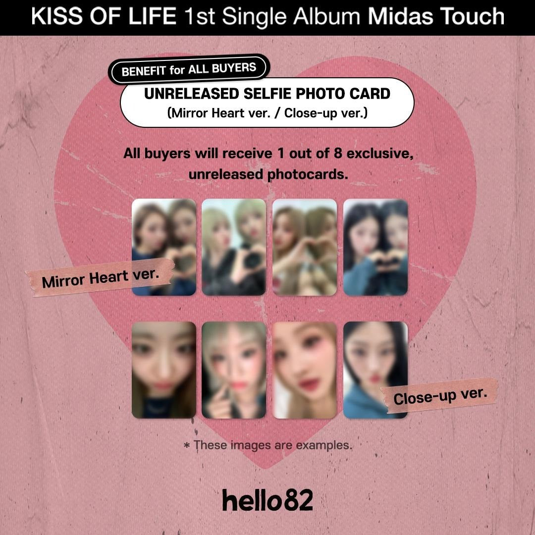 (PRE-ORDER) [HELLO82 EXCLUSIVE] KISS OF LIFE - 1st SINGLE ALBUM : Midas Touch