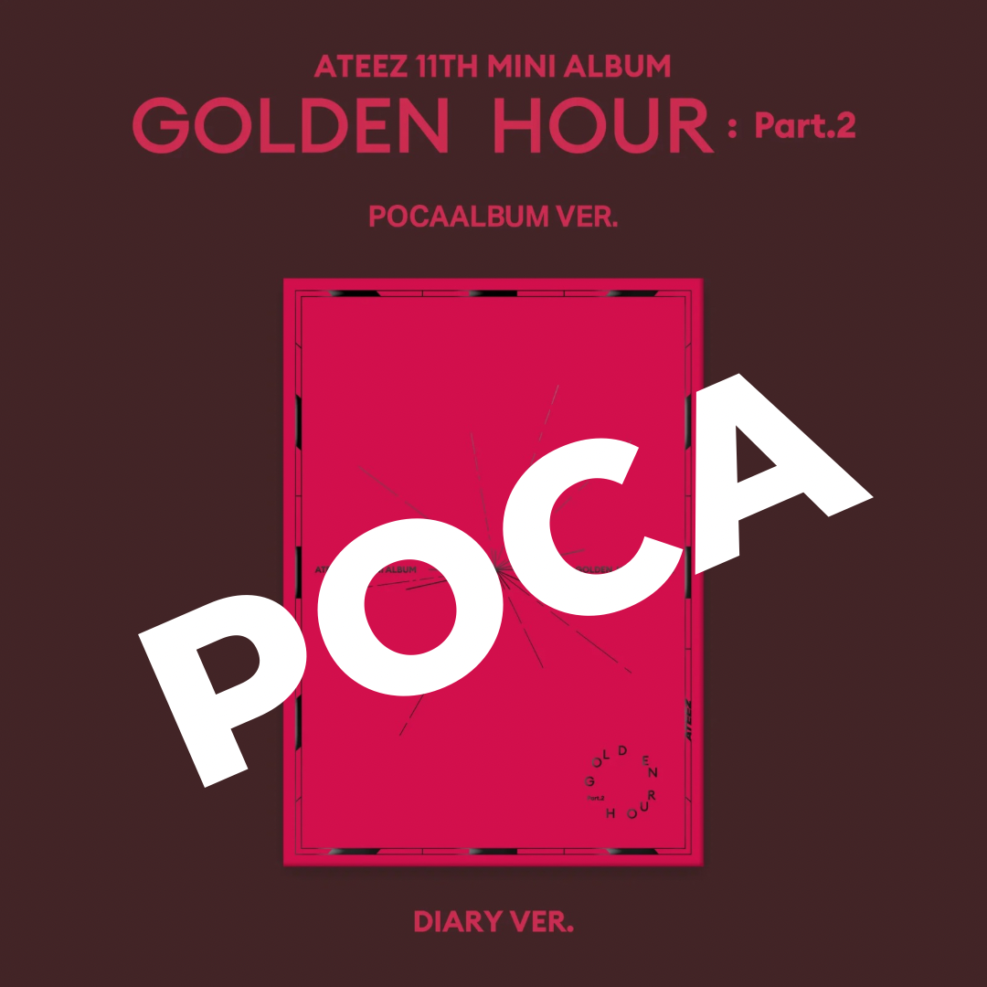 ATEEZ - GOLDEN HOUR : PART 2 (POCA VERSIONS) (3 VERSIONS) - LightUpK