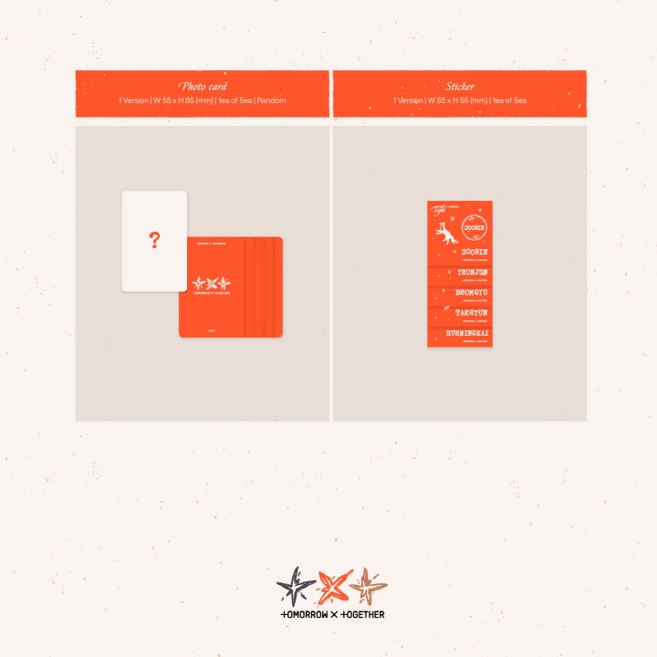 TOMORROW X TOGETHER (TXT) - MINISODE 3: TOMORROW (LIGHT VER.) (5 VERSIONS) RANDOM - LightUpK