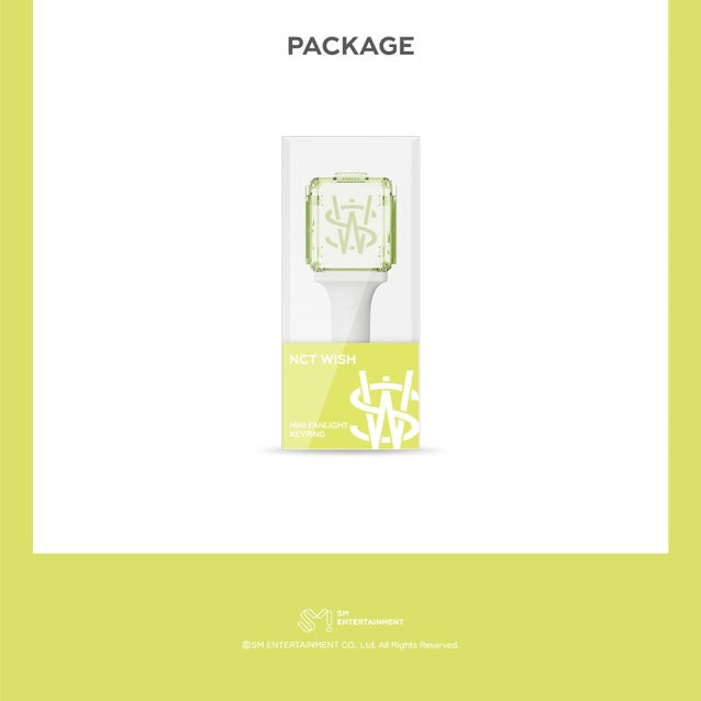 (PRE-ORDER) NCT WISH - MINI FANLIGHT KEYRING 2.0 - LightUpK