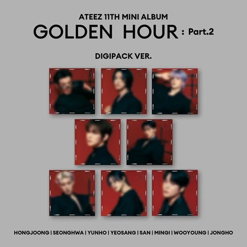 ATEEZ - GOLDEN HOUR : PART 2 DIGIPACK (8 VERSIONS) ATEEZ - GOLDEN HOUR : PART 2 DIGIPACK (8 VERSIONS)