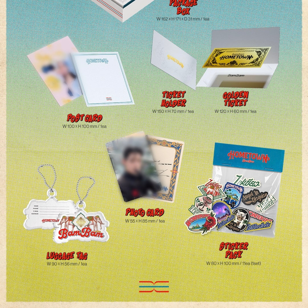 (PRE-ORDER) BAMBAM - HOMETOWN - LightUpK