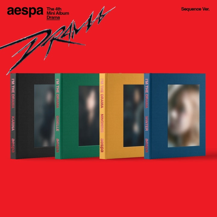 AESPA - 4TH MINI ALBUM [DRAMA] (SEQUENCE VER.) (4 VERSIONS