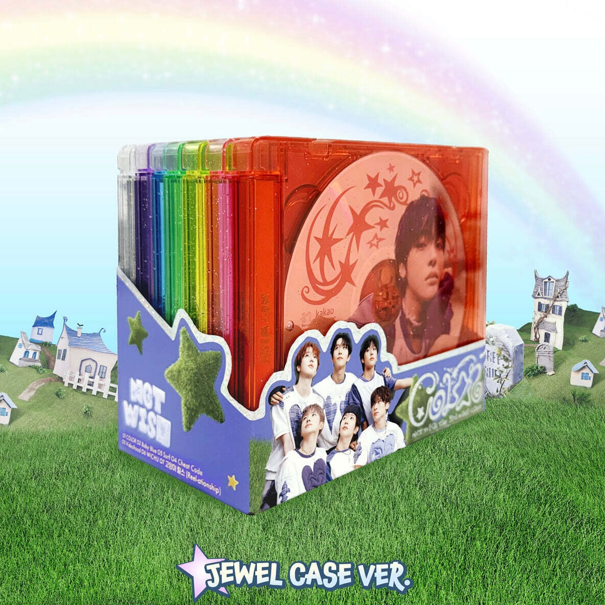 新品　nct wish color jewelcase 7枚セット＋トレカセット 楽天市場】【自社特典付】 NCT WISH - COLOR / JEWEL CASE VER