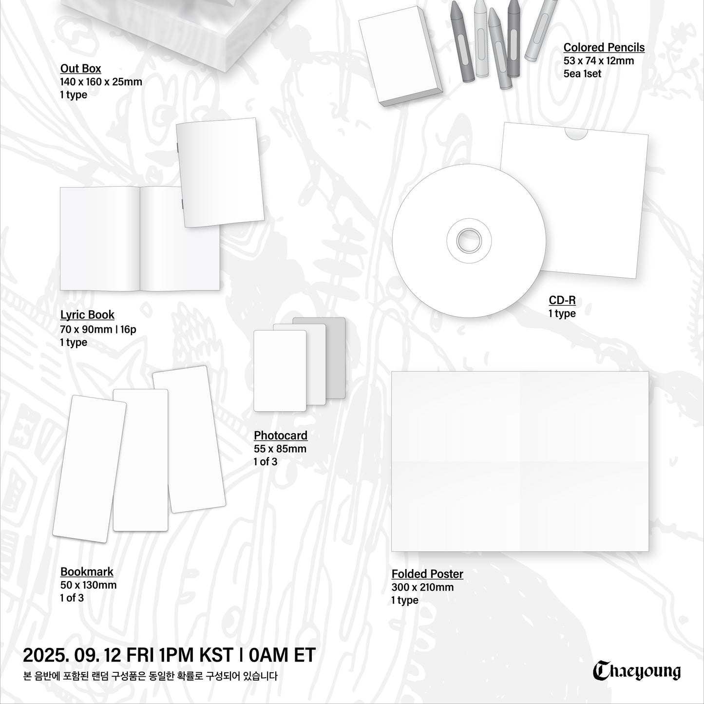 (PRE-ORDER) CHAEYOUNG - LIL FANTASY VOL.1 (CANVAS VER.) - LightUpK