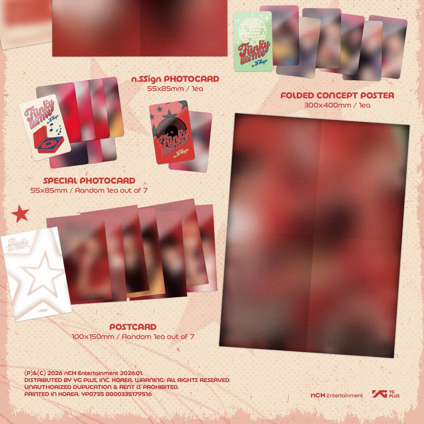 (PRE-ORDER) N.SSIGN - FUNKY LIKE ME (2 VERSIONS) RANDOM