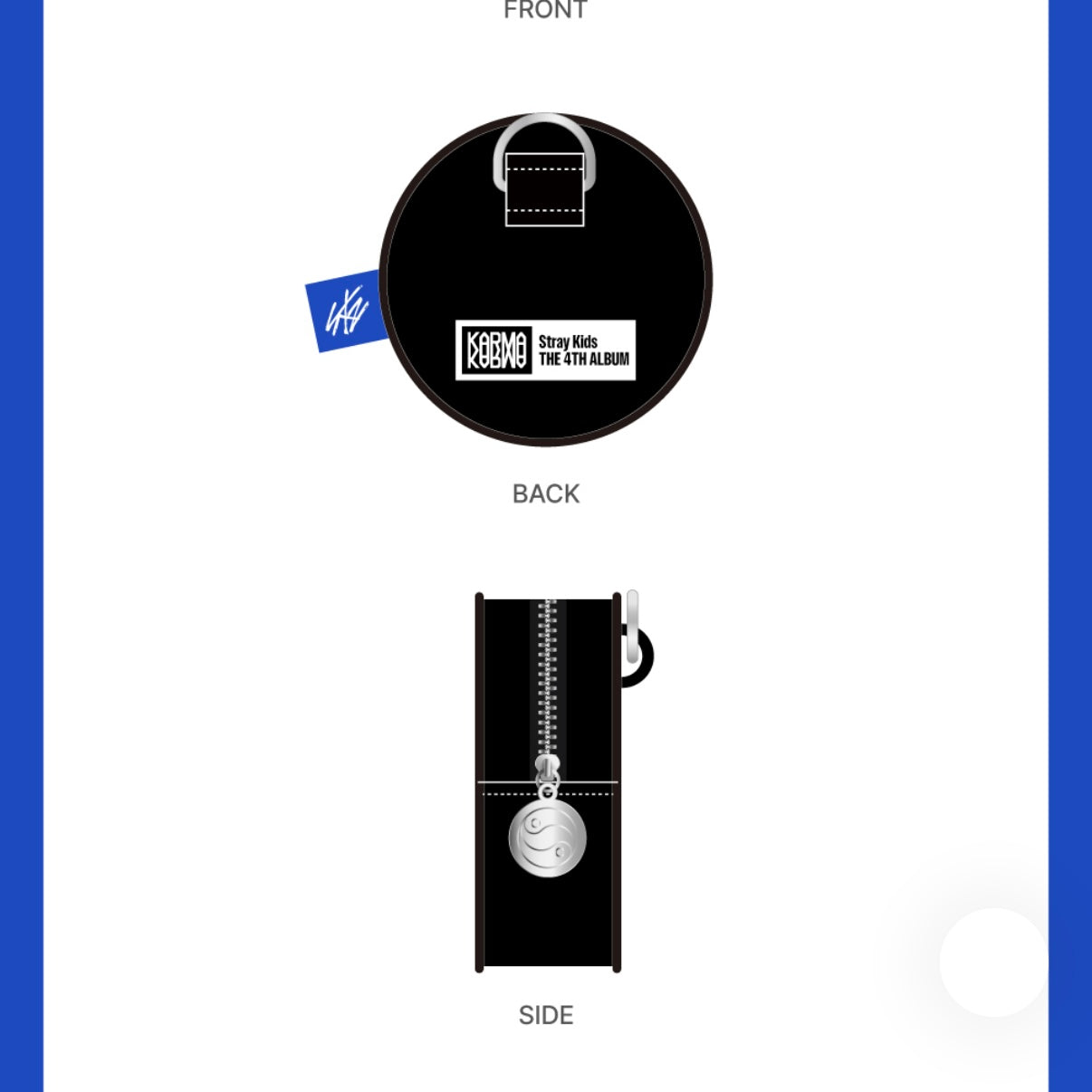 (PRE-ORDER) STRAY KIDS - ACRYLIC CARABINER & BALL POUCH SET - KARMA POP-UP MERCH - LightUpK