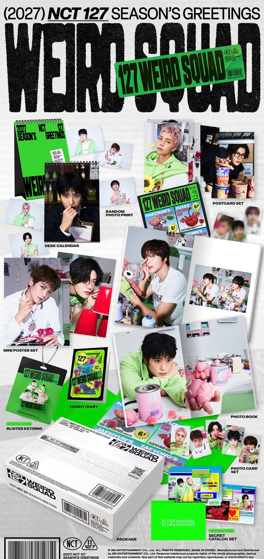 (PRE-ORDER) NCT 127 - 2027 SEASON'S GREETINGS