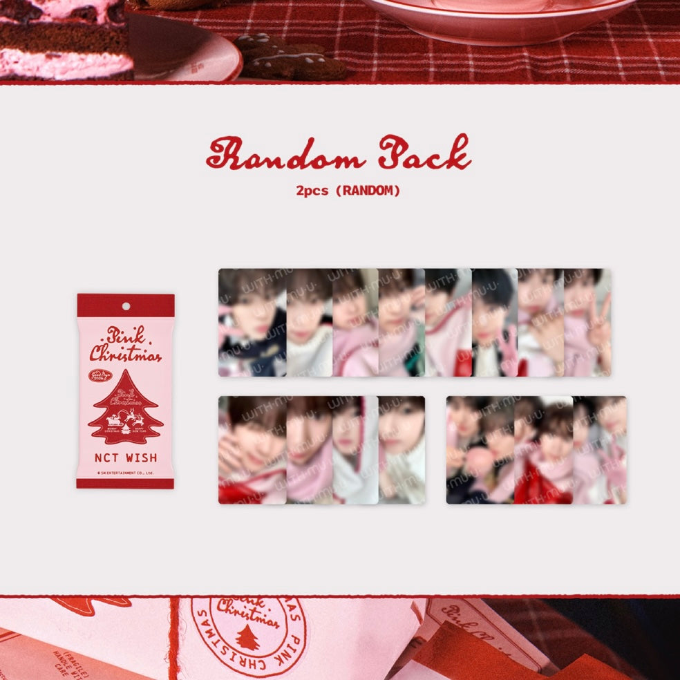 PINK CHRISTMAS RANDOM PACK_NCT WISH - 2024 PINK CHRISTMAS MD - LightUpK