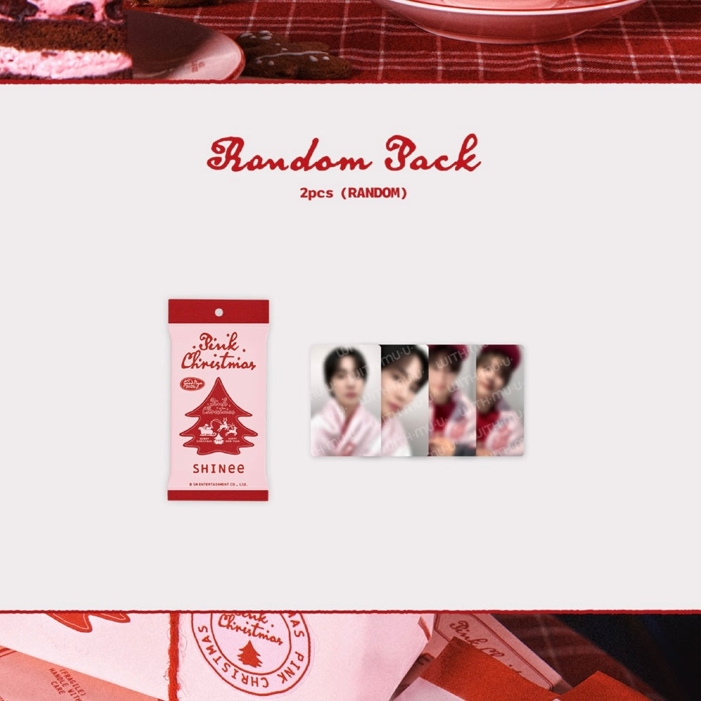 PINK CHRISTMAS RANDOM PACK_SHINee - 2024 PINK CHRISTMAS MD - LightUpK