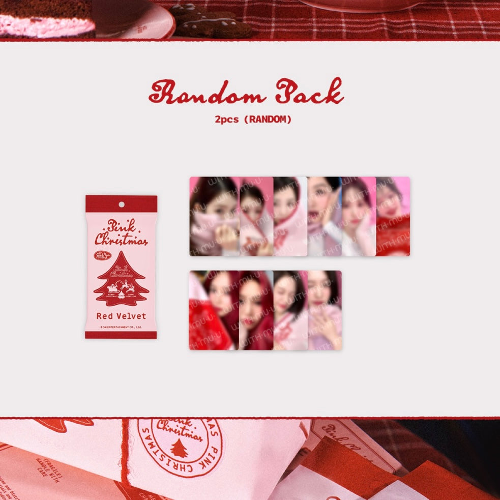 PINK CHRISTMAS RANDOM PACK_Red Velvet - 2024 PINK CHRISTMAS MD - LightUpK