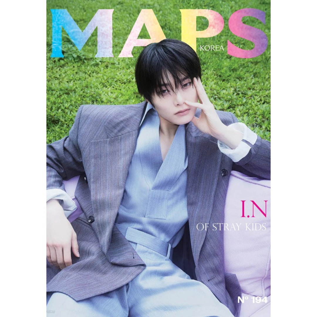 MAPS KOREA VOL.194 SUMMER (COVER: STRAY KIDS I.N) (2 VERSIONS) - LightUpK
