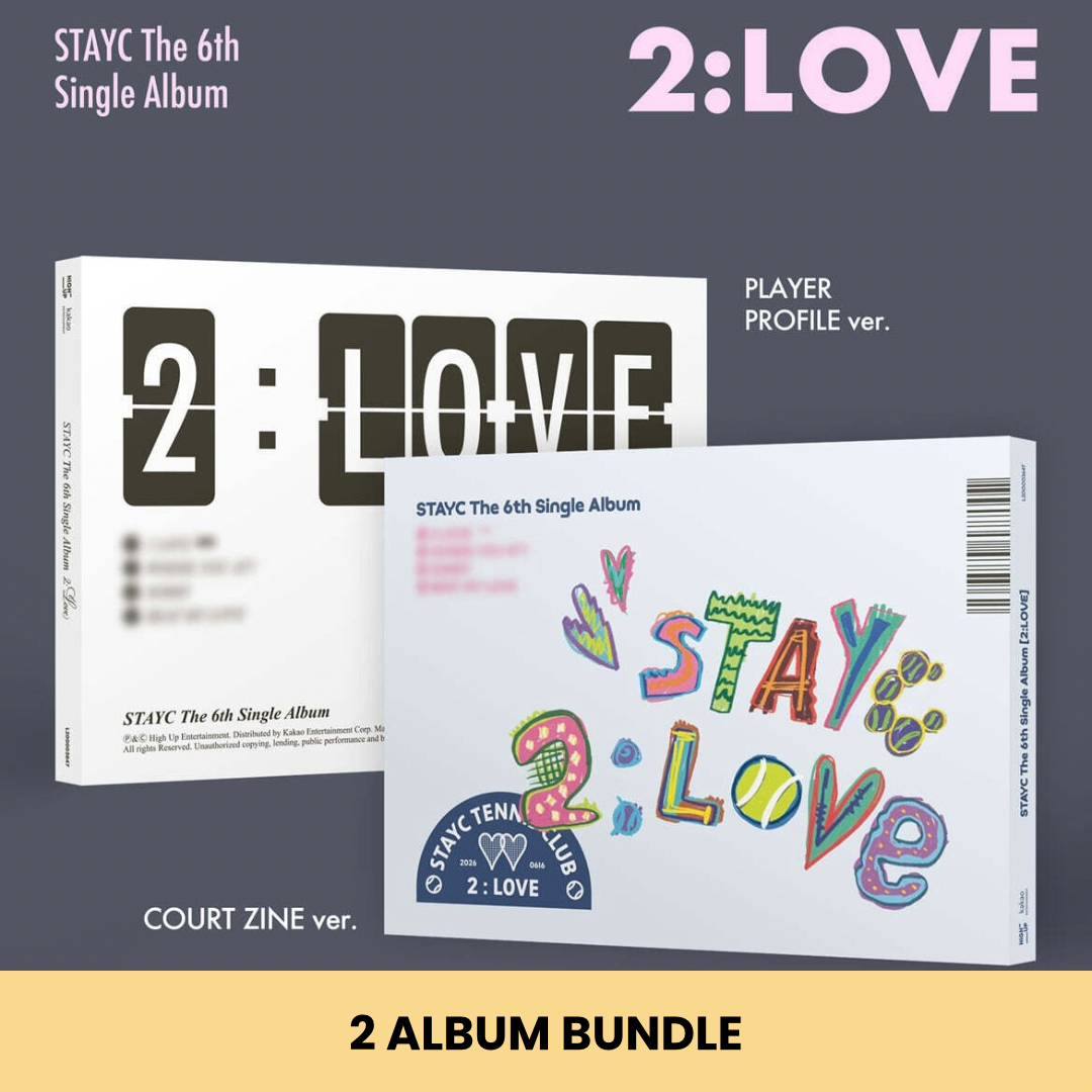 (PRE-ORDER) STAYC - 6TH SINGLE ALBUM : 2:LOVE (2 VERSIONS) BUNDLE