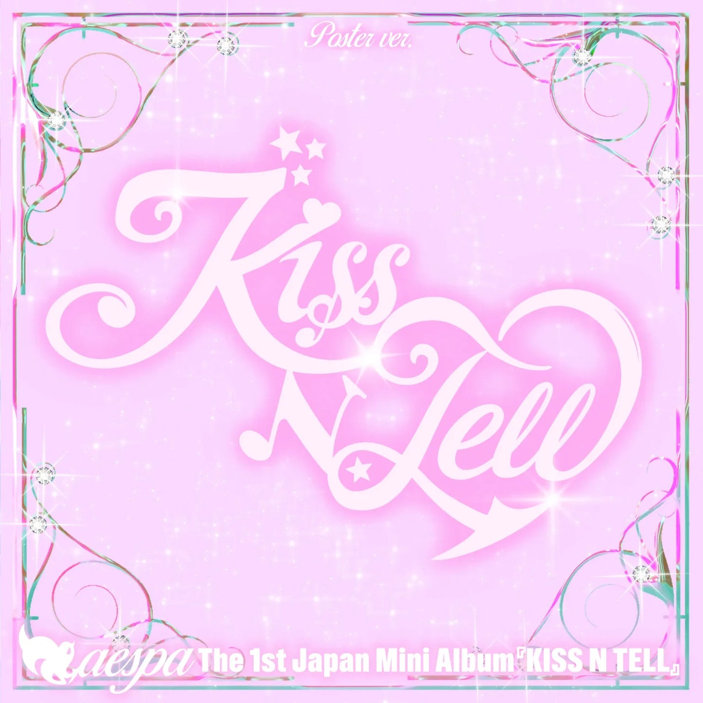(PRE-ORDER) AESPA - KISS N TELL (POSTER VER.) (5 VERSIONS) RANDOM