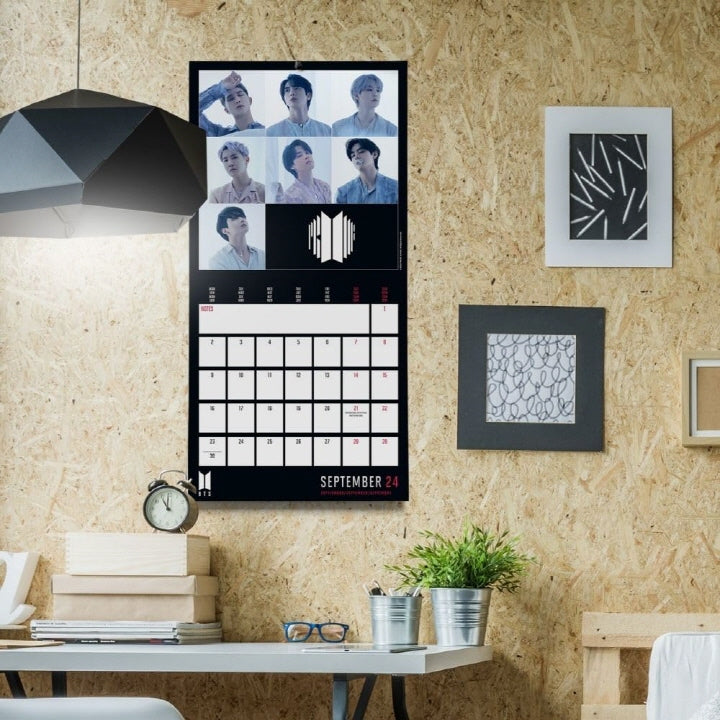 BTS - OFFICIAL BTS 2024 SQUARE CALENDAR (WALL CALENDAR) LIMITED EDITION - LightUpK