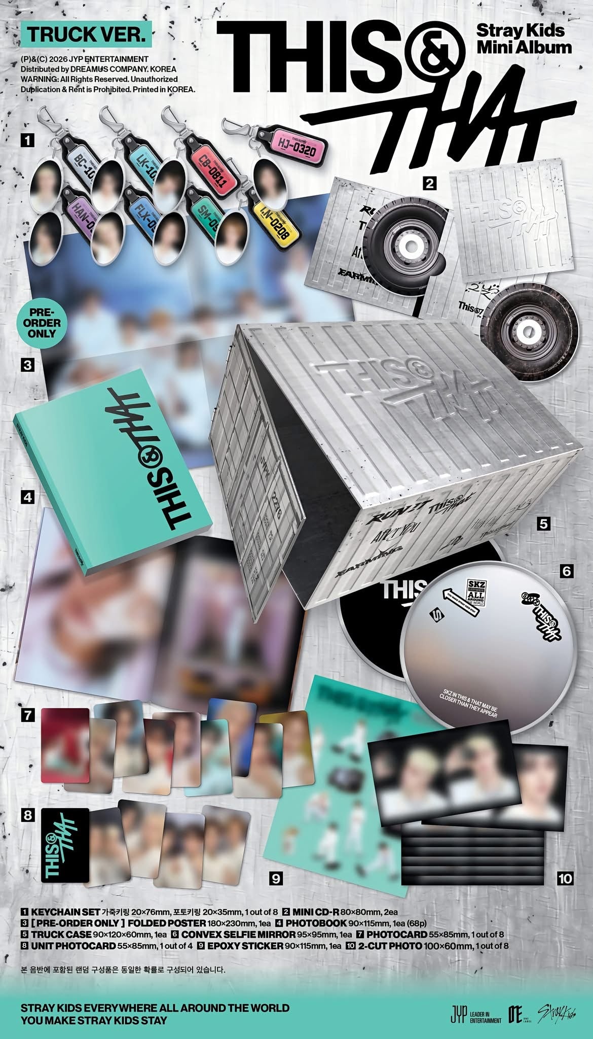 (PRÉCOMMANDE) STRAY KIDS - THIS & THAT (TRUCK VER.) (LIMITÉE)