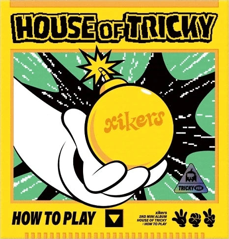 XIKERS - HOUSE OF TRICKY : HOW TO PLAY (2ND MINI ALBUM) (2 VERSIONS) - LightUpK